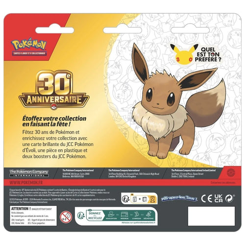 30e Anniversaire - Blister 2 Boosters Évoli - FR