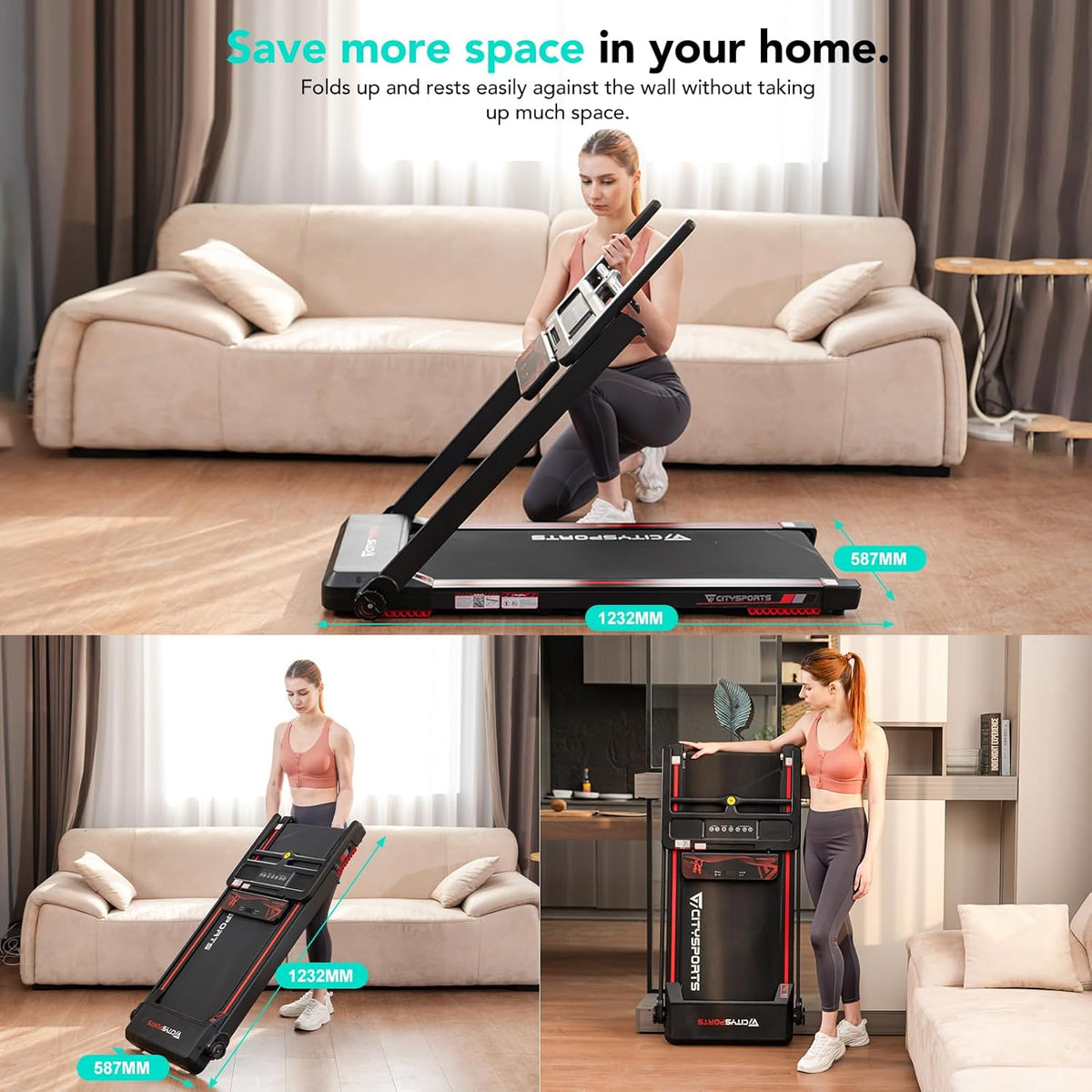 Tapis de Course Pliable