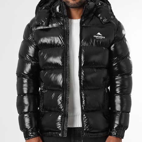 Doudoune Capuche Zippée Space Noir