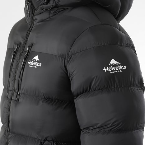 Doudoune Capuche Zippée Vortex Noir