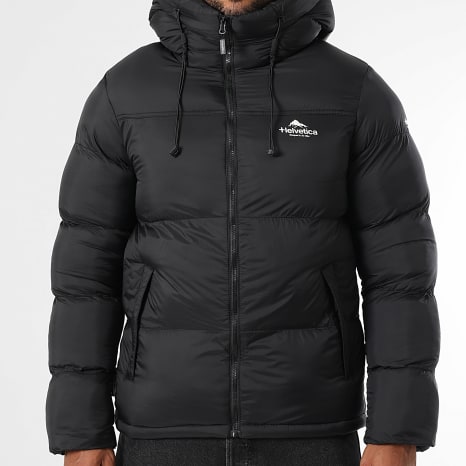 Doudoune Capuche Middle Block Noir